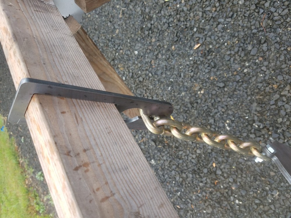 2X4 Chain Gong Hanger Brackets