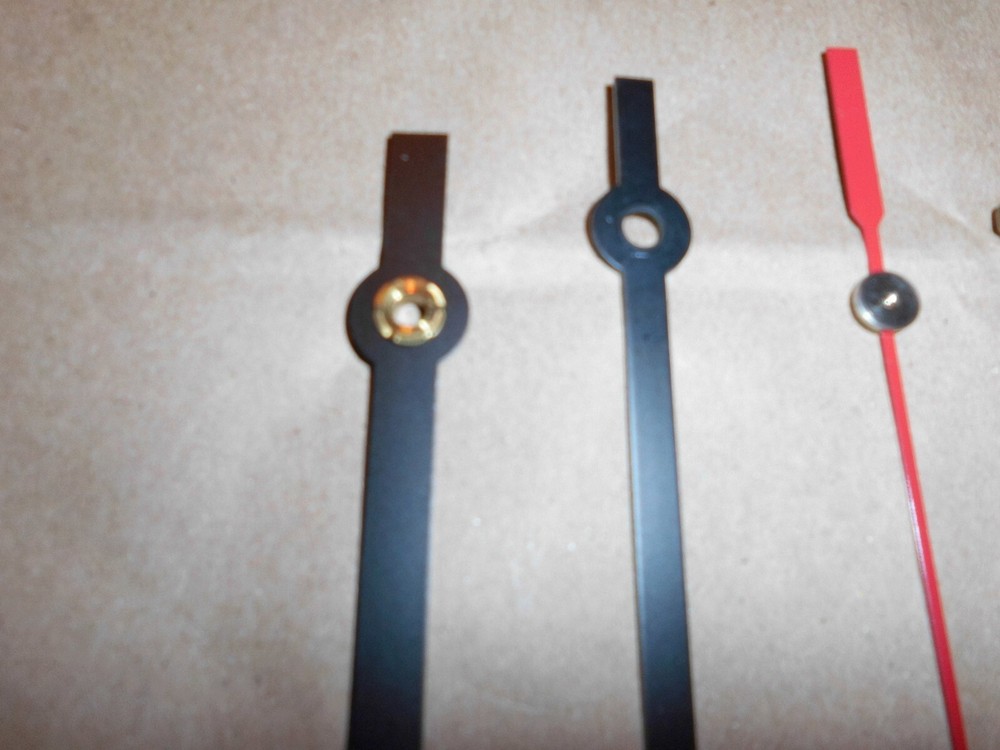 simplex wall clock hands min hr and sec with nuts