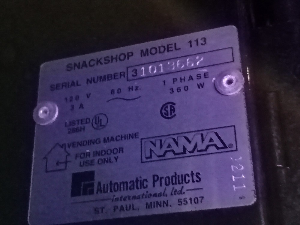 Snack Machine Model Vending machine