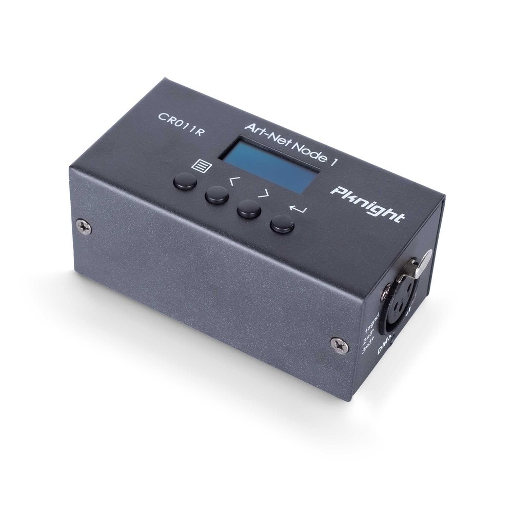 ArtNet DMX Ethernet Lighting Controller Interface, 3-Pin XLR, 1-Universe Bi-d...