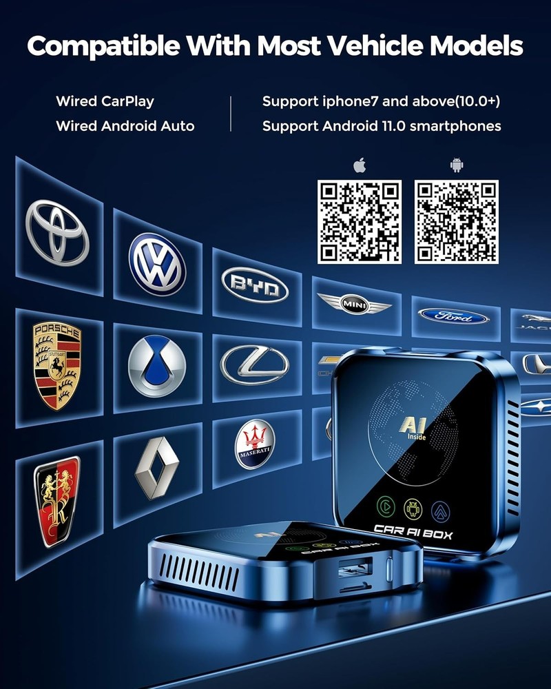Magic AI Wireless CarPlay / Android Auto Upgrade Stream YouTube & Netflix