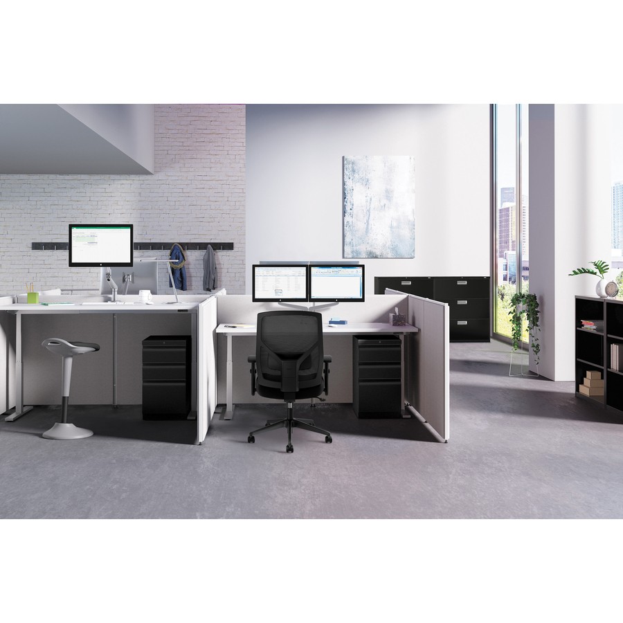 Basyx P6024GYGY Panel System 24x60 Gray Tackable Wall