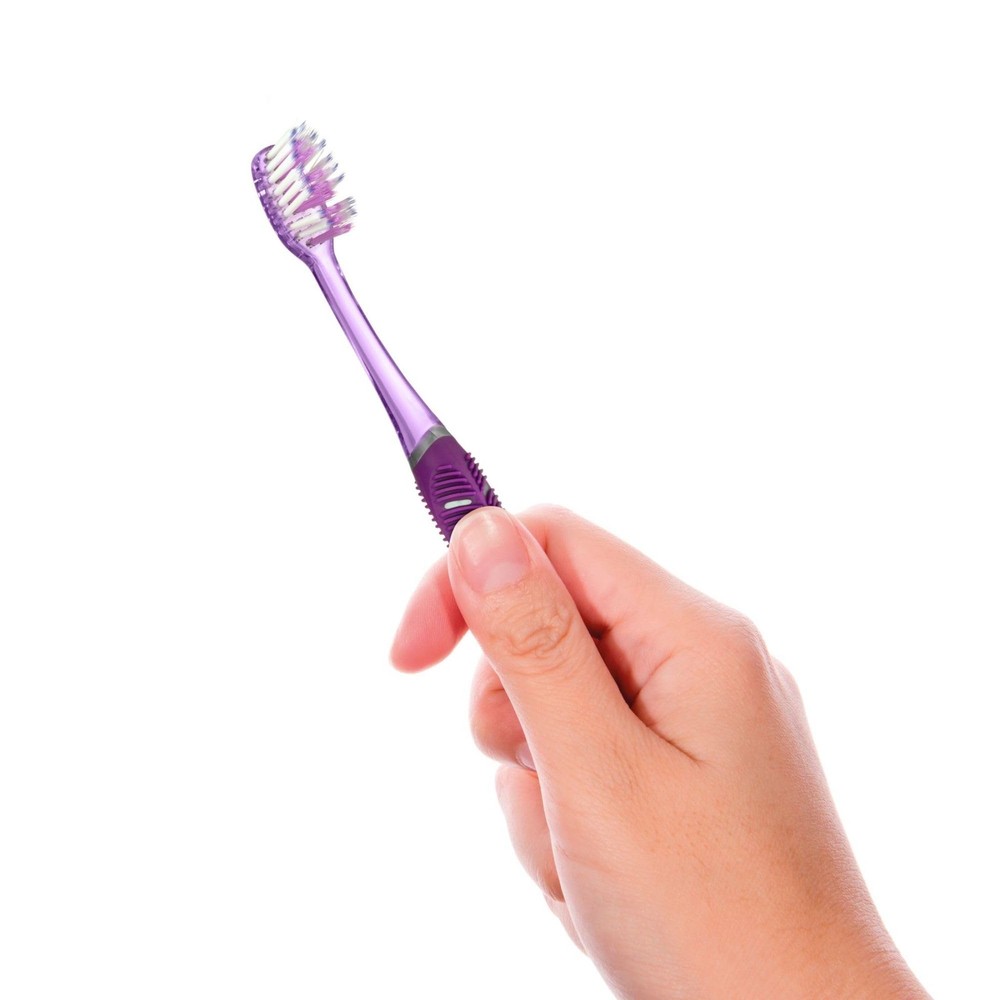 Deep Clean Toothbrush, Compact Soft, 3 Pack, Extra Fine Bristles for Sensitive T