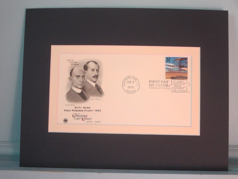 The Wright Brothers & the First Flight over Kitty Hawk & First Day Cover