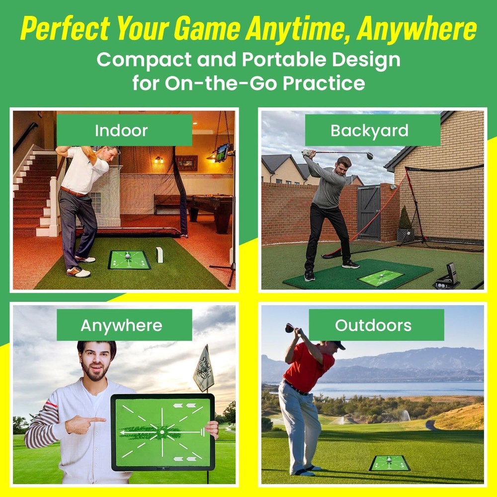 Swing Mat Trainer - Golf hitting mats and tee pads