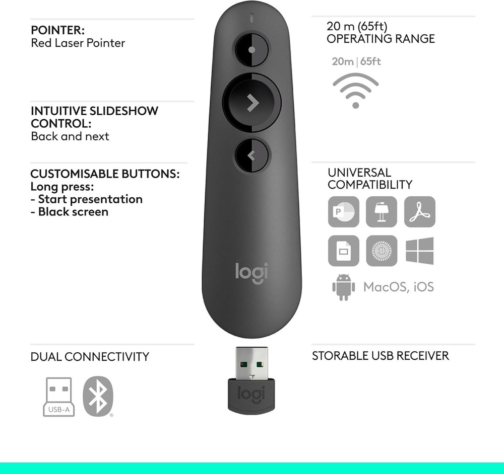 Wireless Clicker for PowerPoint Presentations