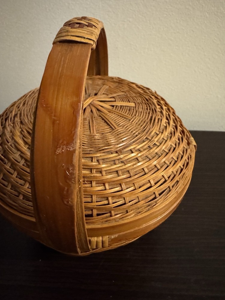 Vintage Chinese Sewing Basket
