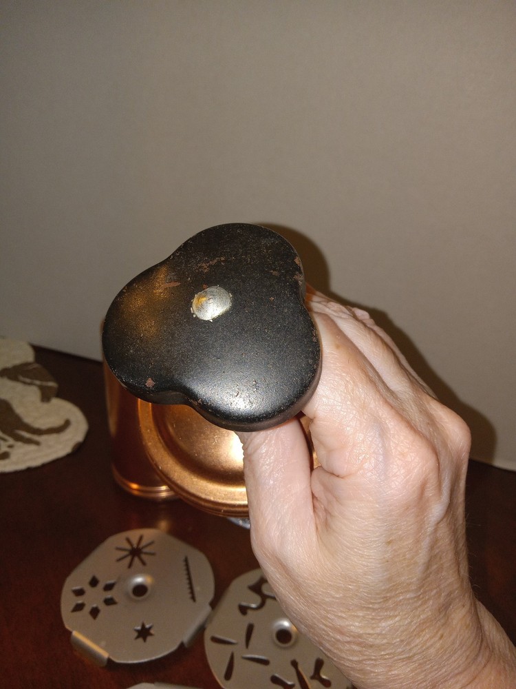 Vintage Copper Mirro –Dial-A-Cookie Press