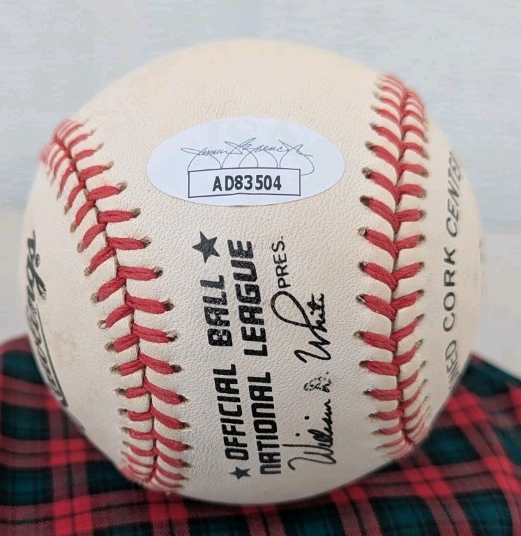 Gene Conley Autographed Onl Baseball Jsa