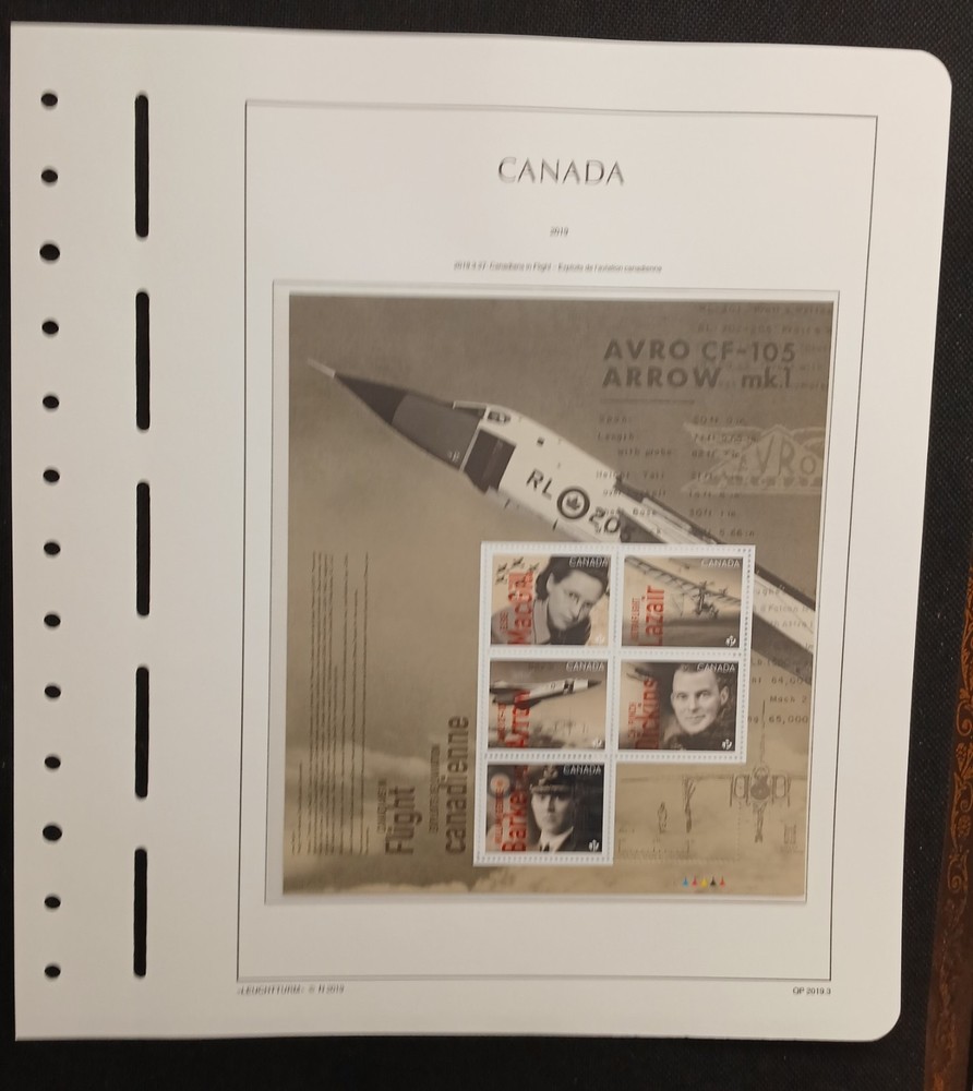 2019 Canada Year Set On Lighthouse/Leuchtturm Hingless Pages