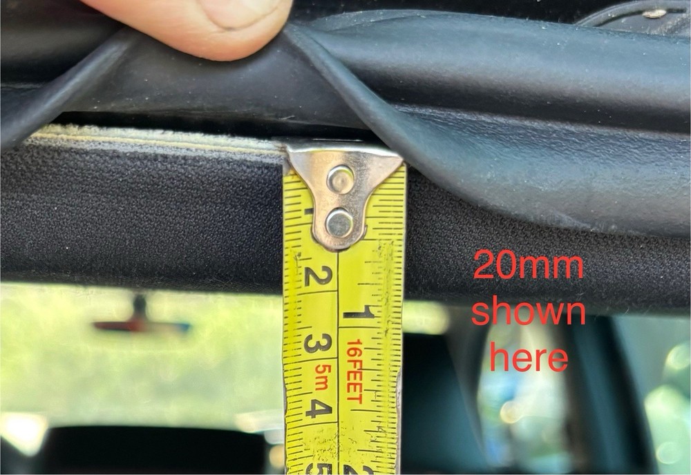 Rear Facing Dash Camera Mounting Bracket (25mm)