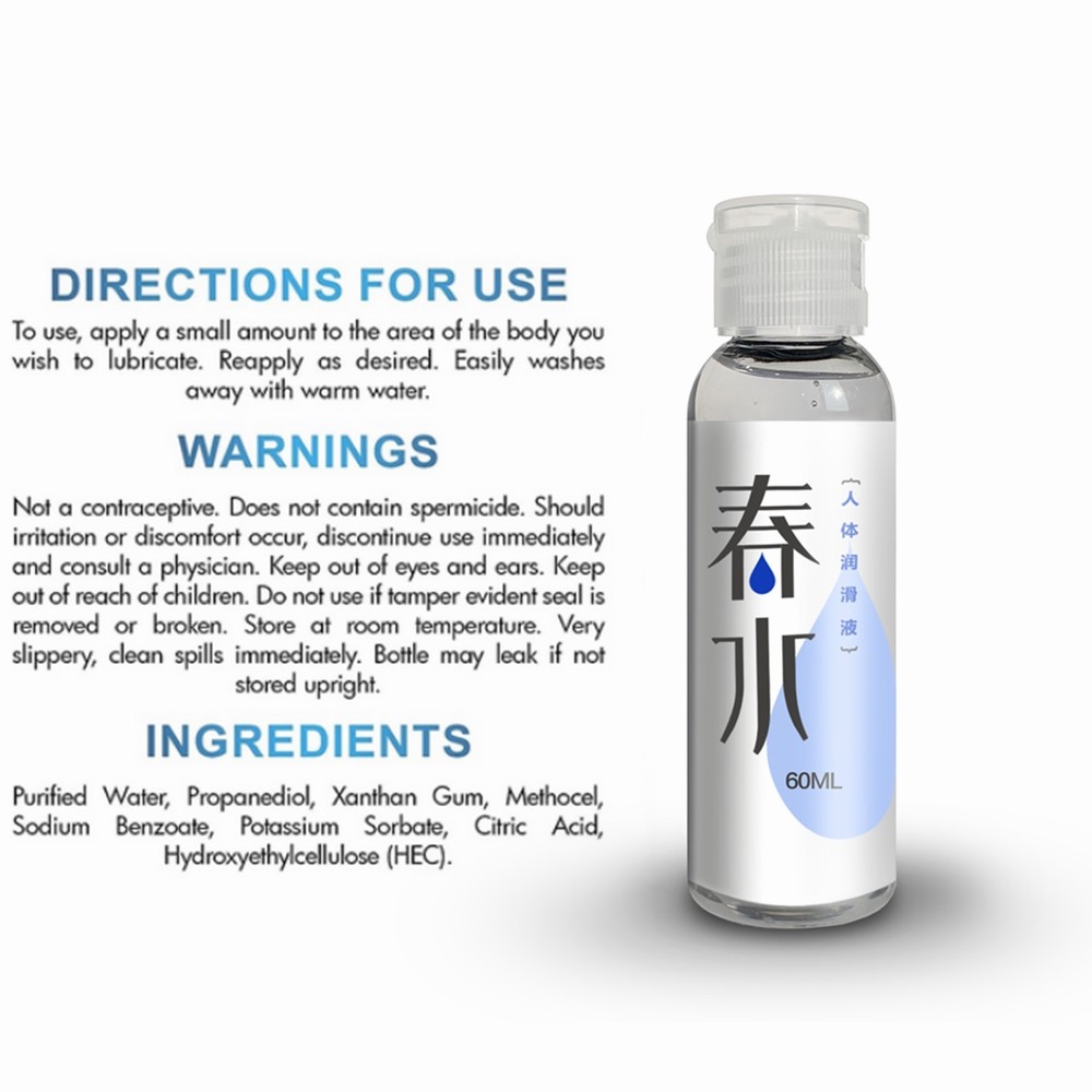 Smooth Slick Sex Lube for Women Men Moisturizer-SAFE Water-Based-Toy-Lubricant