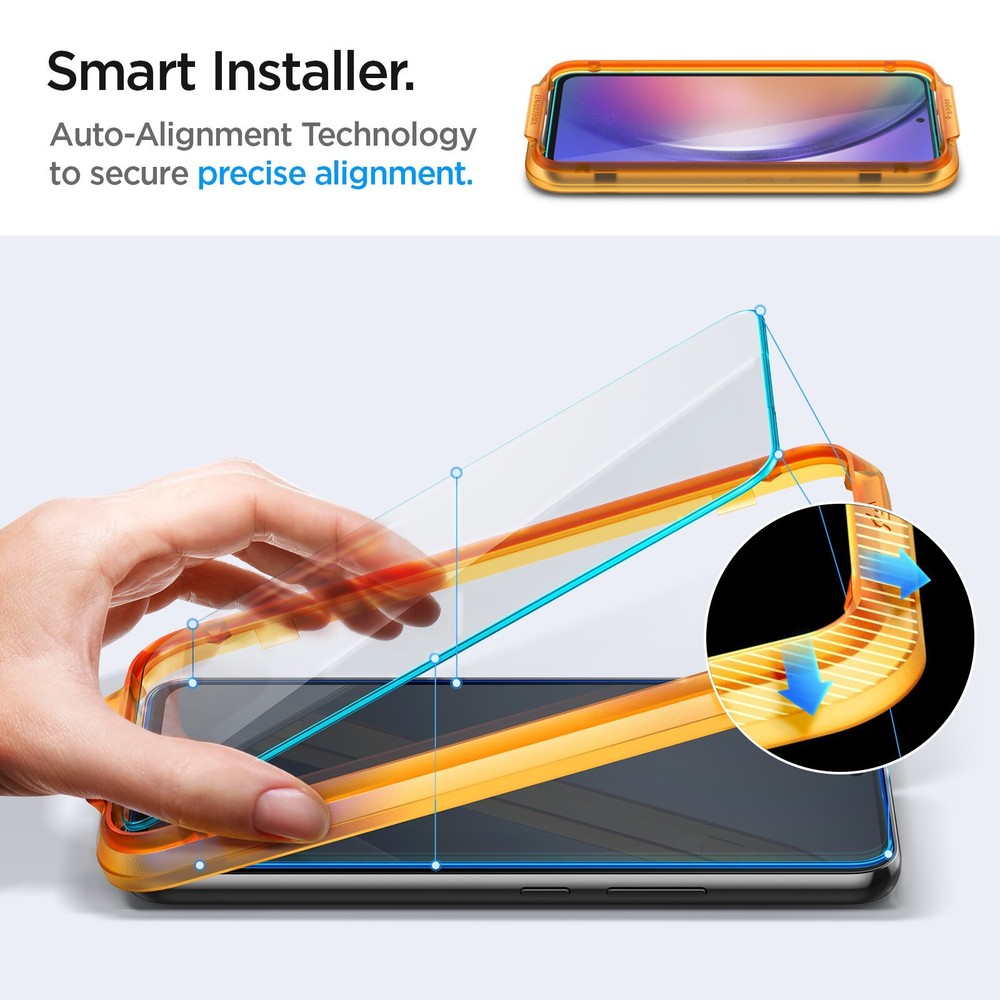 Spigen [GlasTR AlignMaster] Screen Protector | For Samsung Galaxy A54 5G | 2Pack