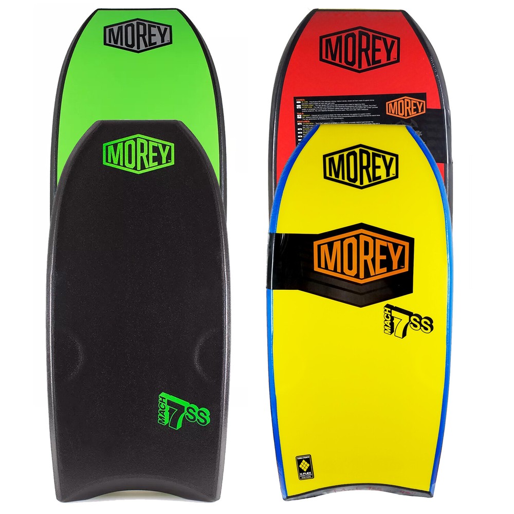 Morey Bodyboards Mach 7SS Polyproplene (PP) 2 Stringer Crescent Tail Bodyboard