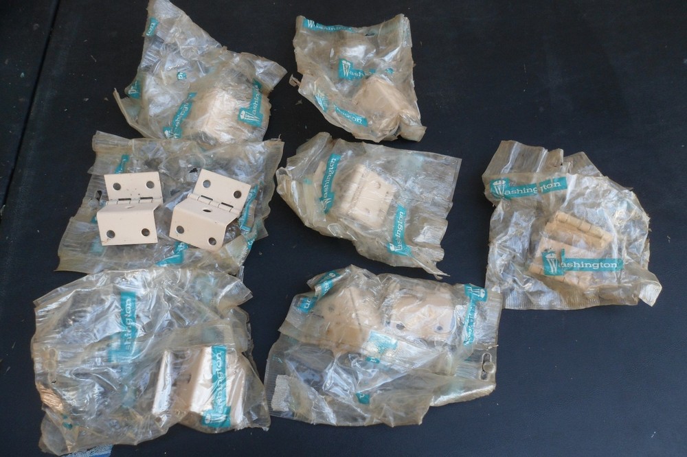 X7 Sets Vtg NOS HINGES Stepped Edge