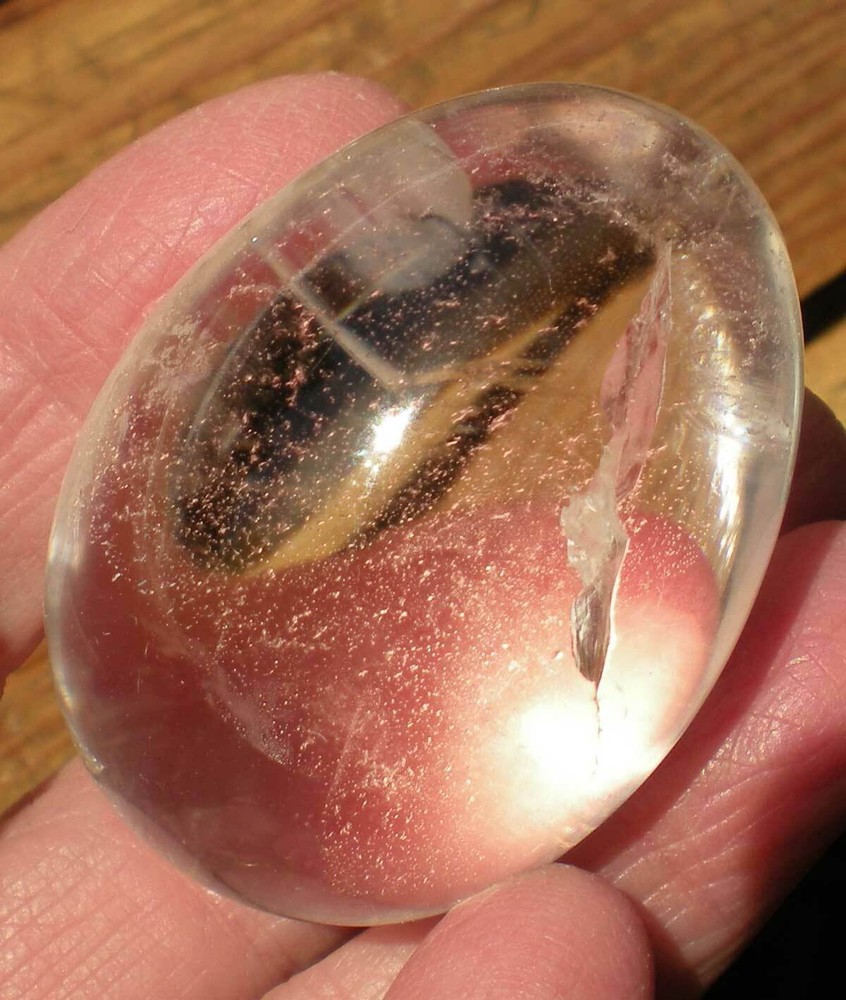 Clear Quartz Egg Carving Brazil sc1074