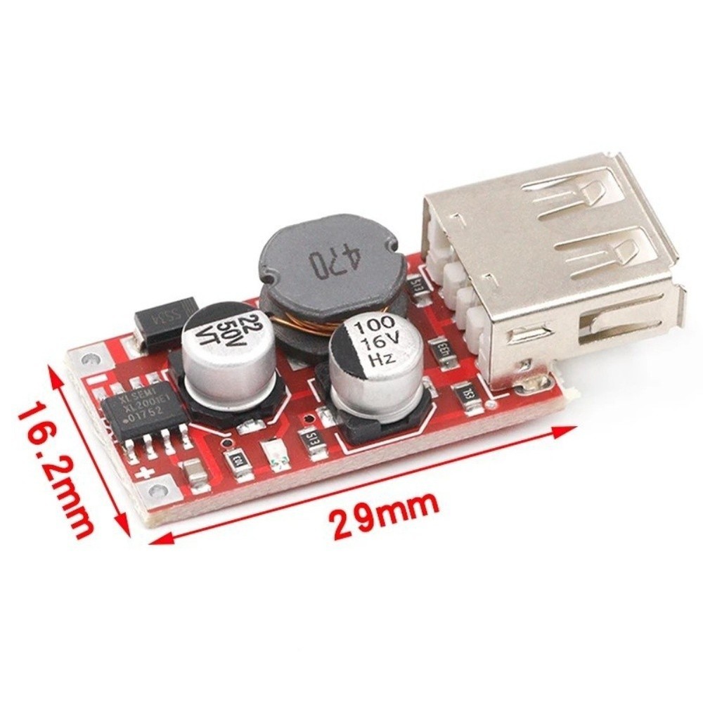 USB Car Charger Module Step Down Converter 9V 12V 24V Input 5V 3A Output