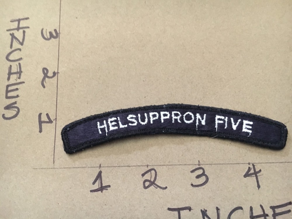 US NAVY SHOULDER STRIP TAB rocker Patch Helsuppron Five