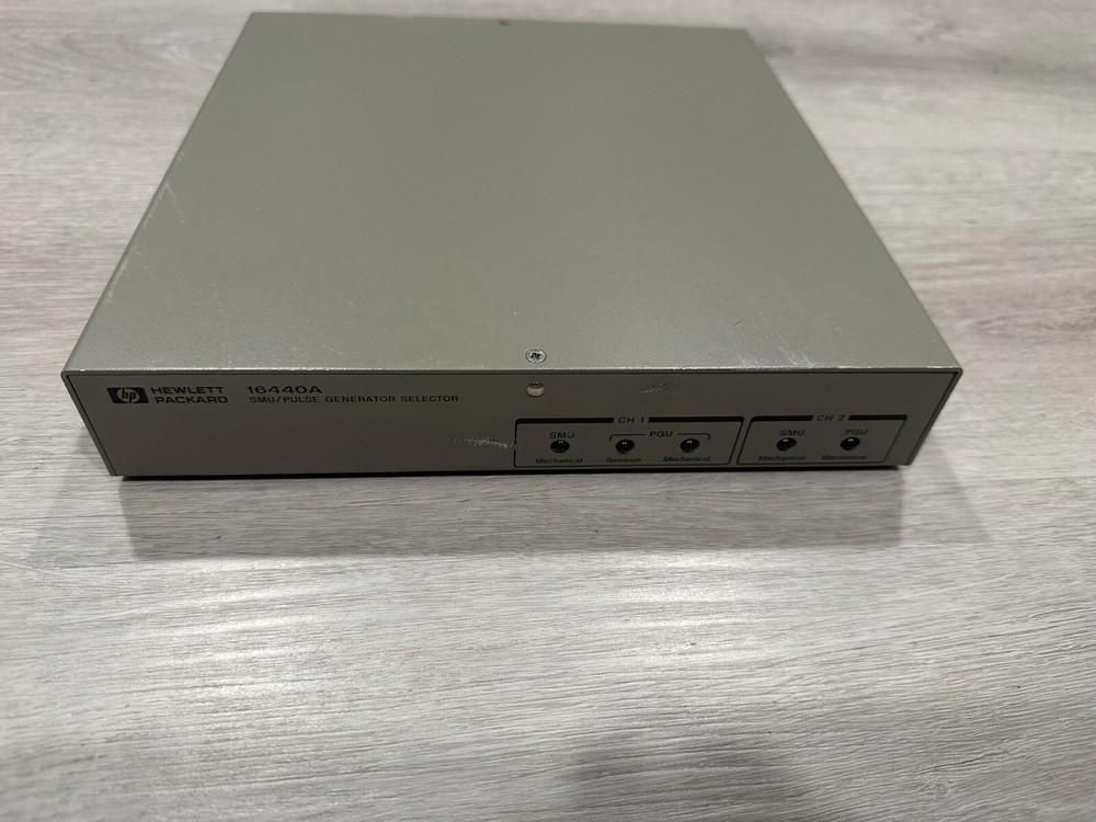 HP 16440A SMU/Pulse Generator Selector