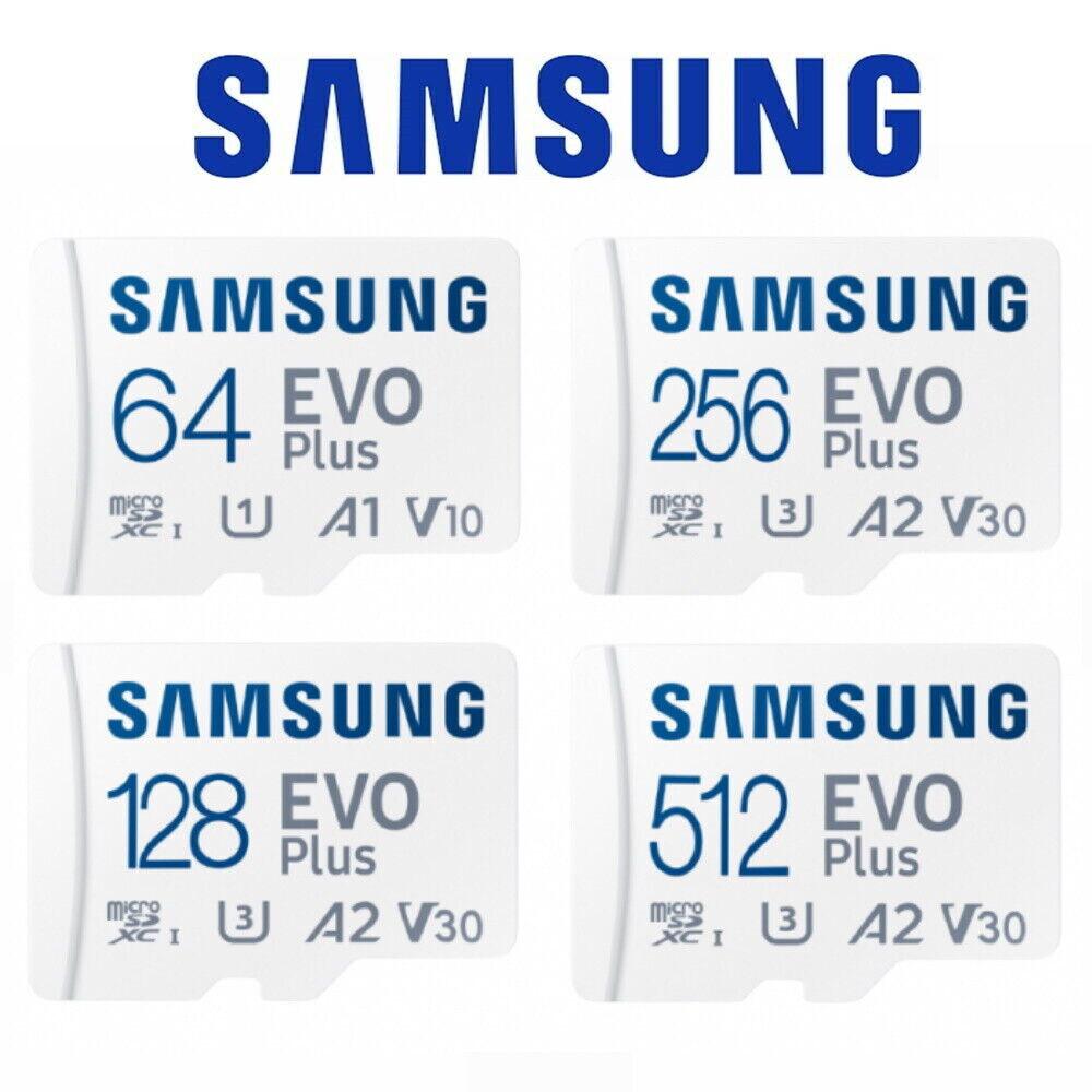 Samsung EVO Plus Micro SD Card 32GB 64GB 128GB 256GB 512GB Class 10 TF Card Lot