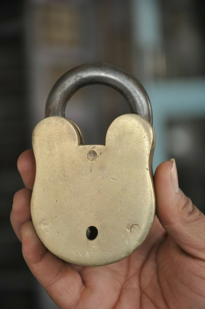 Vintage Brass Chopp's & Co. Solid Heavy Handcrafted 10 Levers Padlock