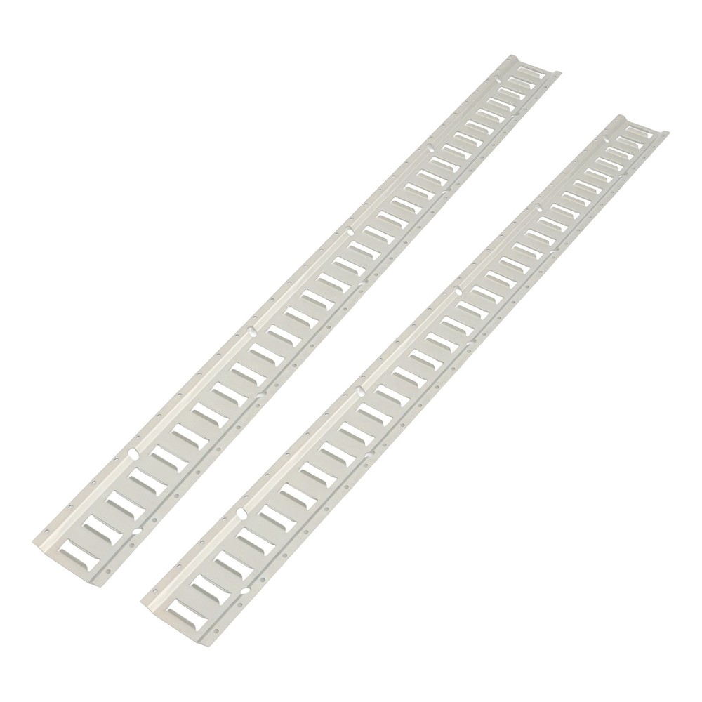 Carbon Steel Durable E Track Tie Down Rail Kit Silver Galvanized Replacement