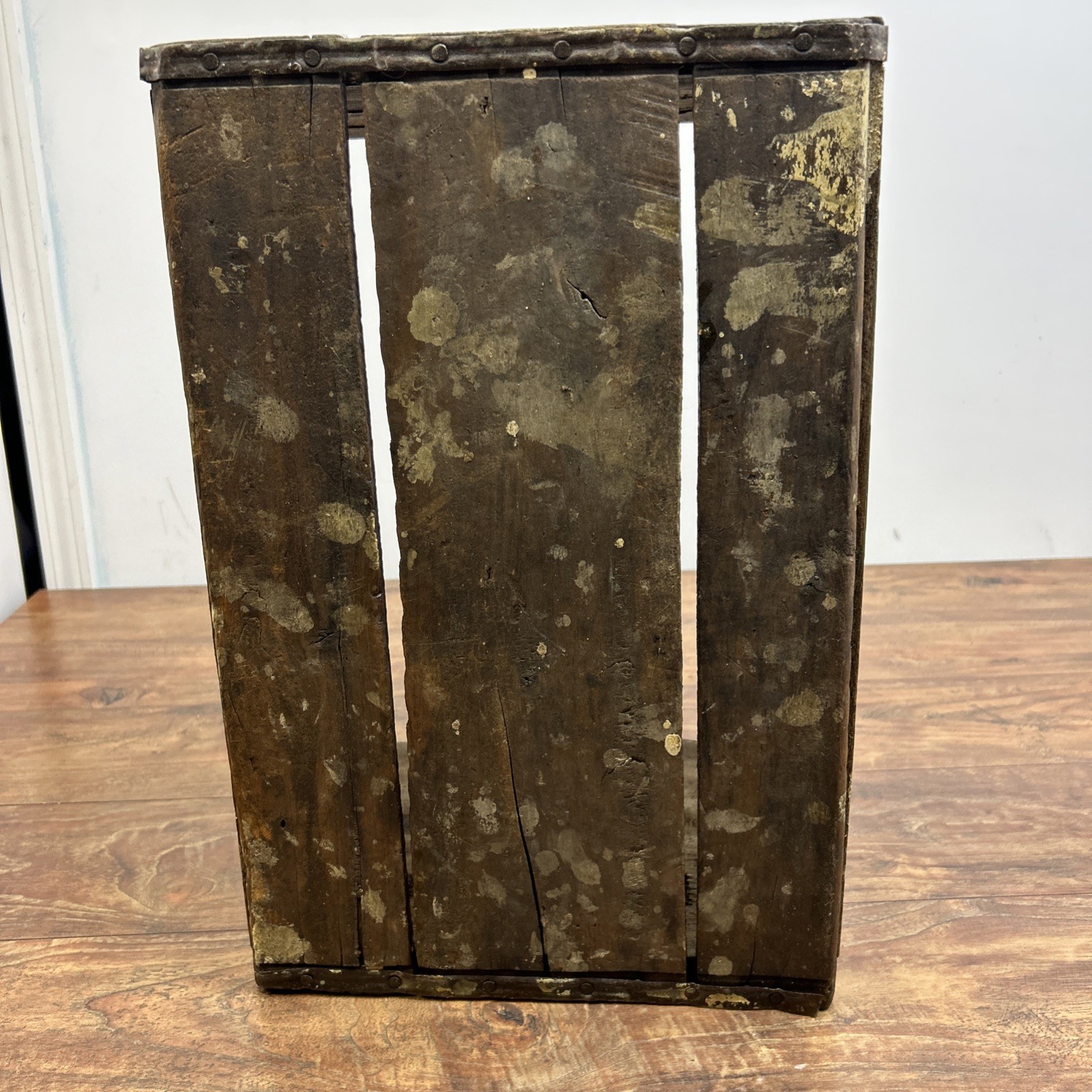 Atlas Prager Beer Crate Case Wood Chicago BW96 Wooden Advertising No Lid