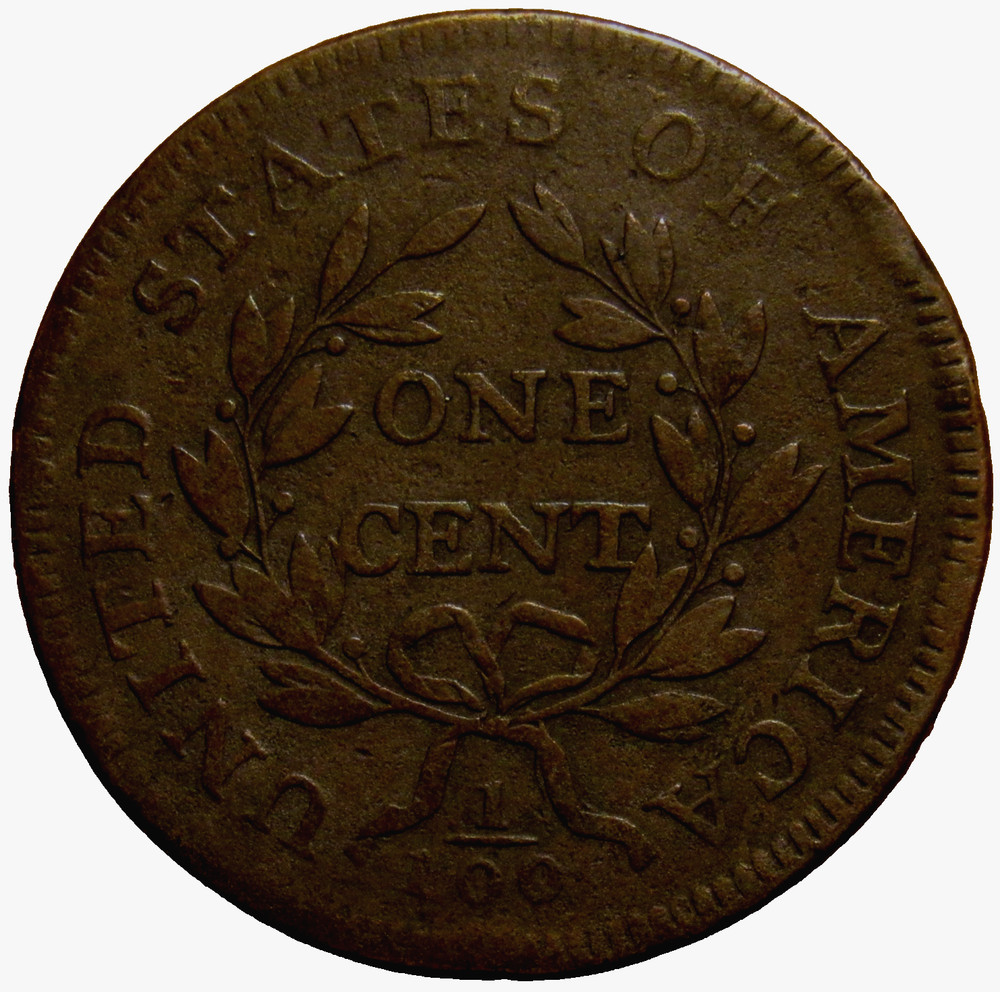 1797 DRAPED BUST LARGE CENT, S-131, FINE ~ DATE & LETTERING STRONG & COMPLETE