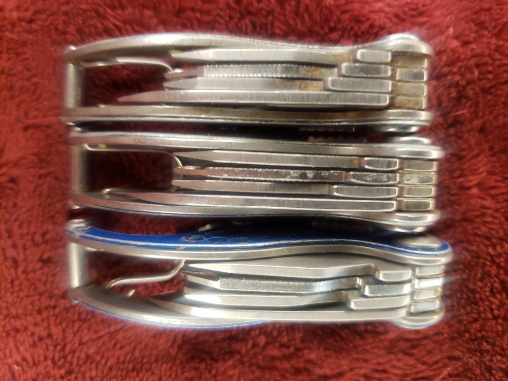 🔪 Lot 3 Gerber Multi Tool Curve multiplier 2 Blue 1 Silver
