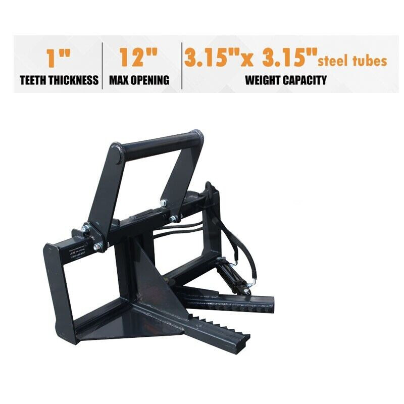 Hydraulic Wolfequip Skid Steers Post and Tree Puller Attachments For Bobcat ASV