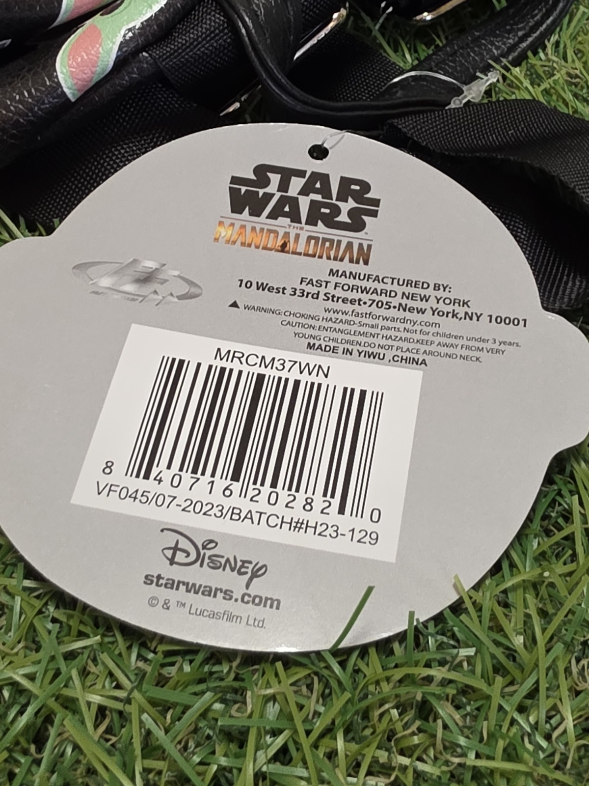 Disney Star Wars The Child Mini Backpack Black Grogu Yoda The Mandalorian NWT