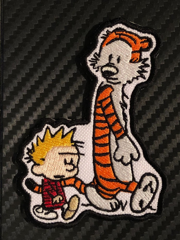 CALVIN AND HOBBES PATCH AWESOME PATCH WOW