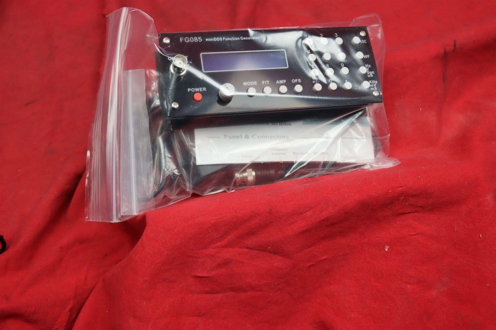JYE Tech FGo85 miniDDS Function Generator Assembled with PS and leads.