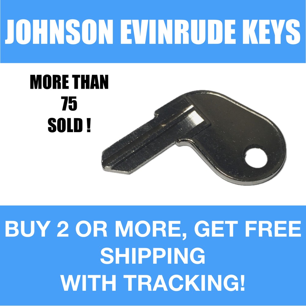 Johnson keys Evinrude keys outboard boat Cut to Code replacement key codes 1-35