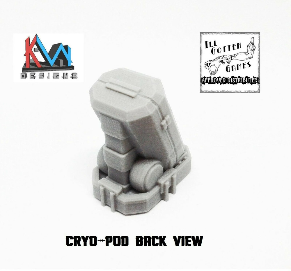 3D Printed - 28mm / 32mm Scale Cryo-Pod