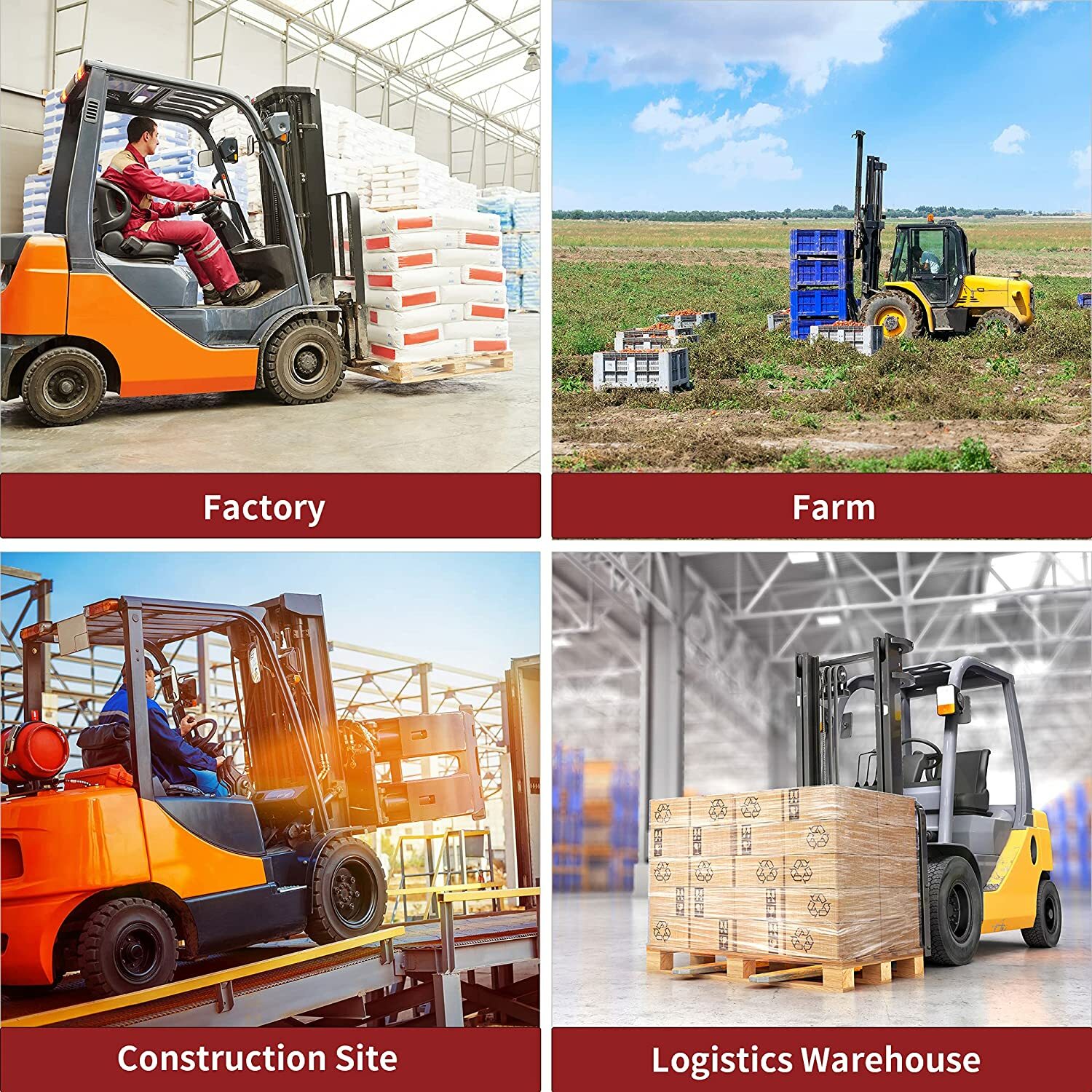 Pallet Fork Extension 60'' 72'' 84'' 96'' Pallet Extensions for Forklift Truck