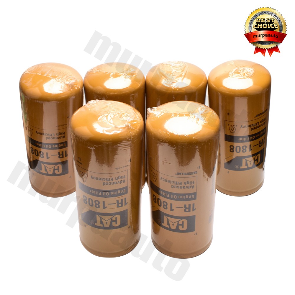 6x Caterpillar CAT 1R-1808 Engine Oil Filter 3406 C15 Advanced Efficiency 1R1808