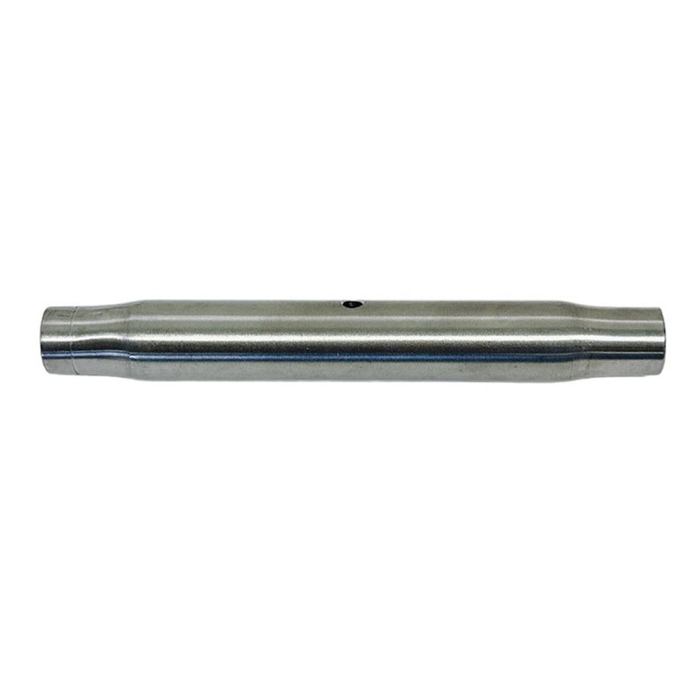 Marine Stainless Steel T316 Pipe Style Turnbuckle Body Sleeve 5/8" x 7-1/2"