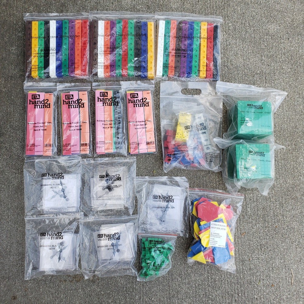 Large Lot of Hand 2 Mind Mathematics Educational School Visual Learning Tools