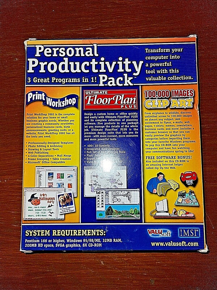 Personal Productivity Pack (Print Workshop, Ultimate Floor Plan,100k Images) PC