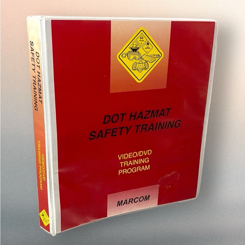 Marcom DOT Hazmat Safety Training Video/DVD Training Program, Shipped Next Day..