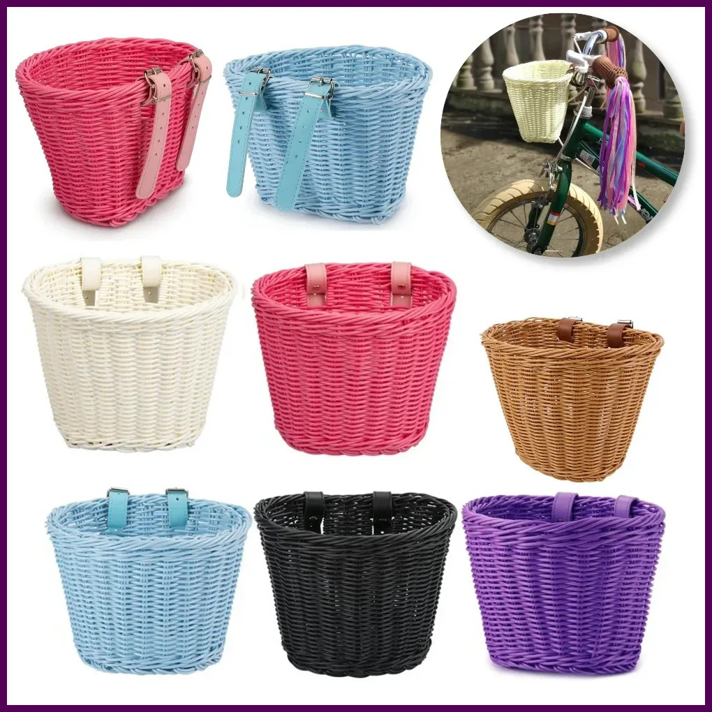 Front Handlebar Bicycle Basket Multifunction Traditional Bicycle Basket
