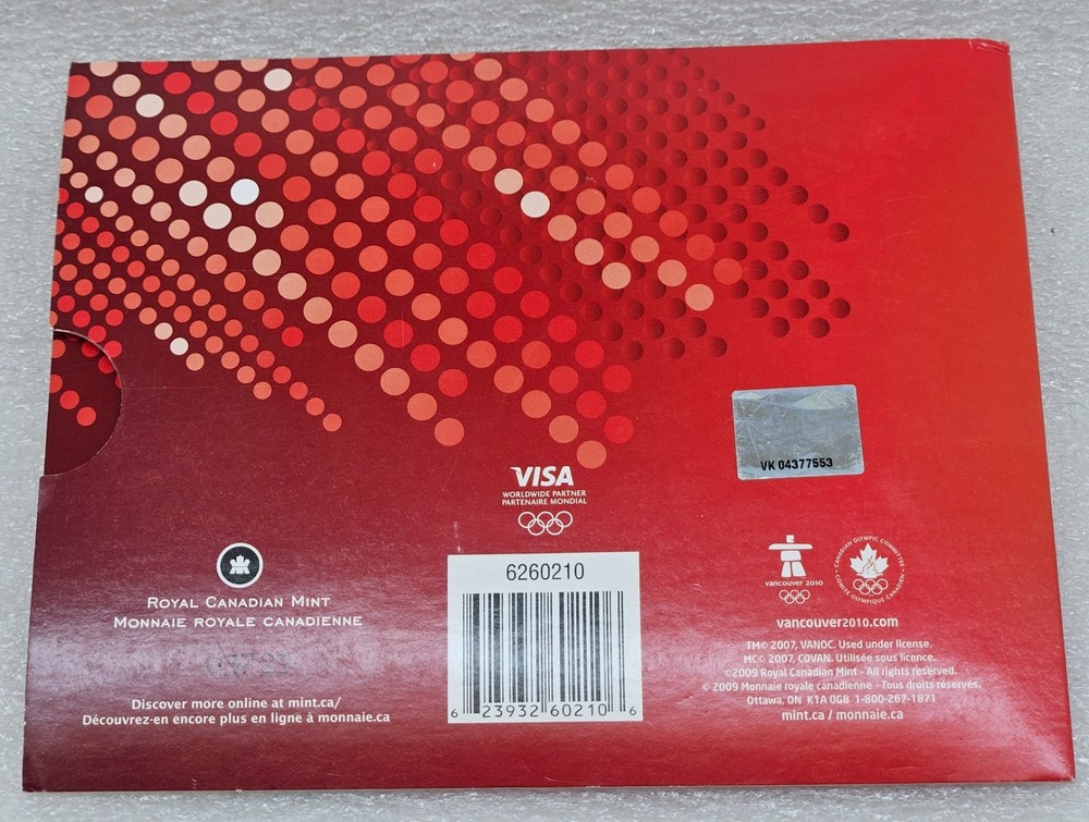 2010 Canada Olympic Special Edition Uncirculated Proof Like Set (16 Serration)