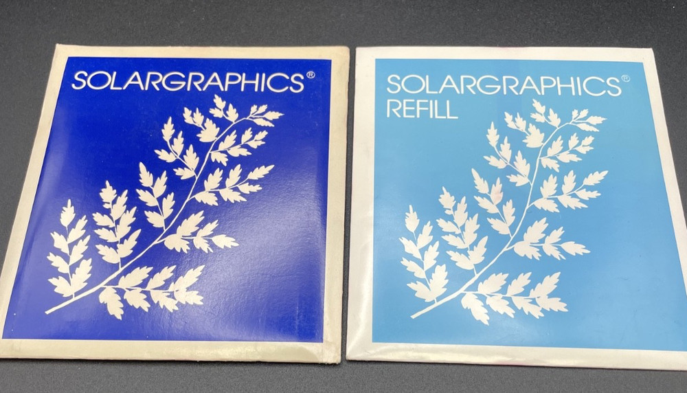 Vintage 1981 Solargraphics Printing Making Kit and Refill