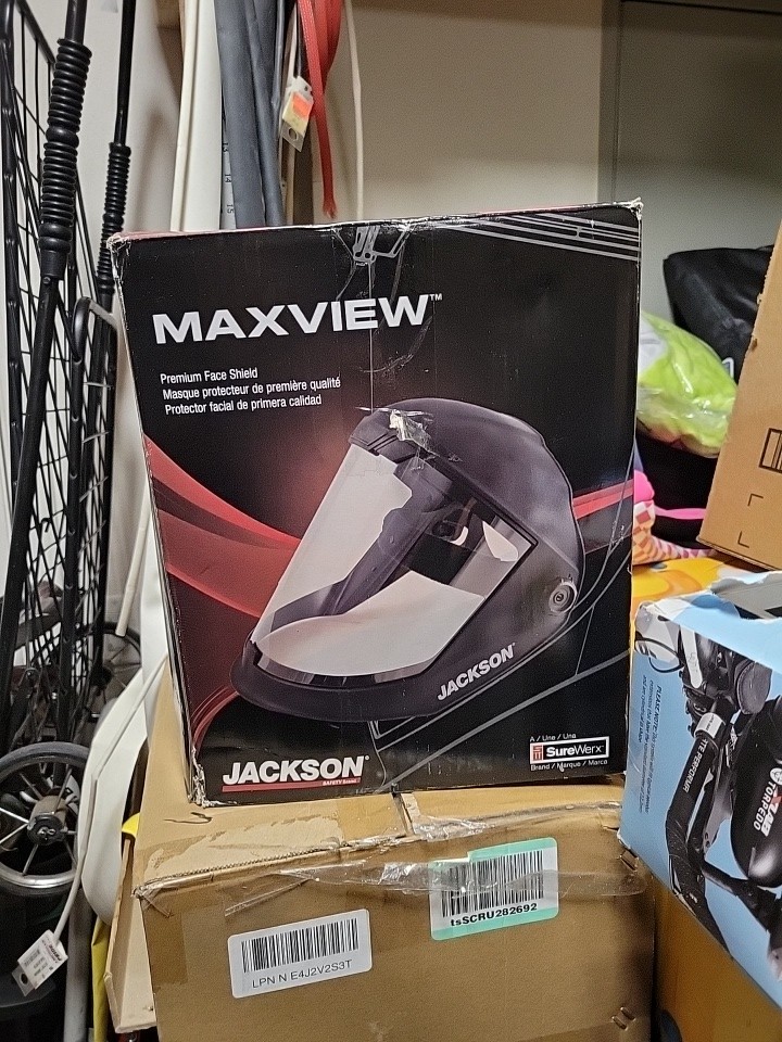 Jackson Safety Lightweight MAXVIEW Premium Face Shield with 370 Speed Dial