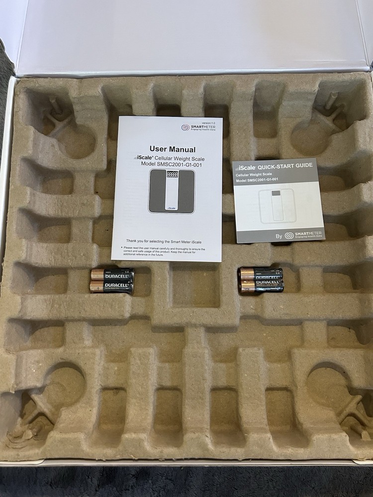 iScale Cellular Weight Scale by Smart Meter SMSC2001-G1-001 (Read Description)