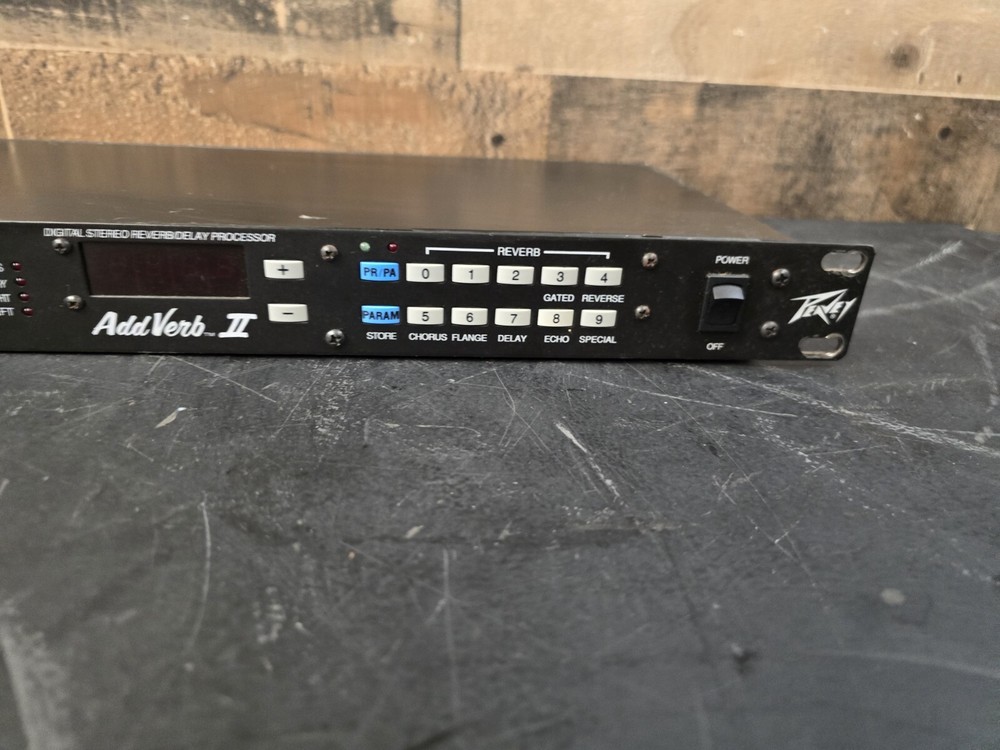 Peavey Addverb Ii Digital Studio Effects Processor Rack Fully Tested