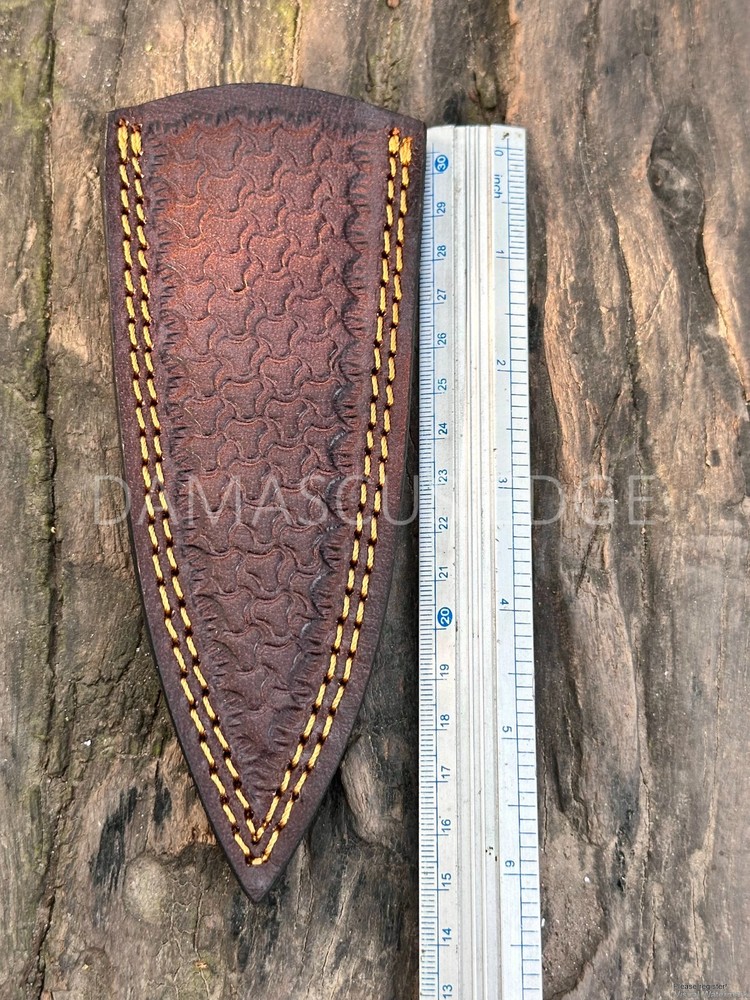 Custom Leather Case for Dagger Knife - Pure Cow Hide - Handmade Engraved