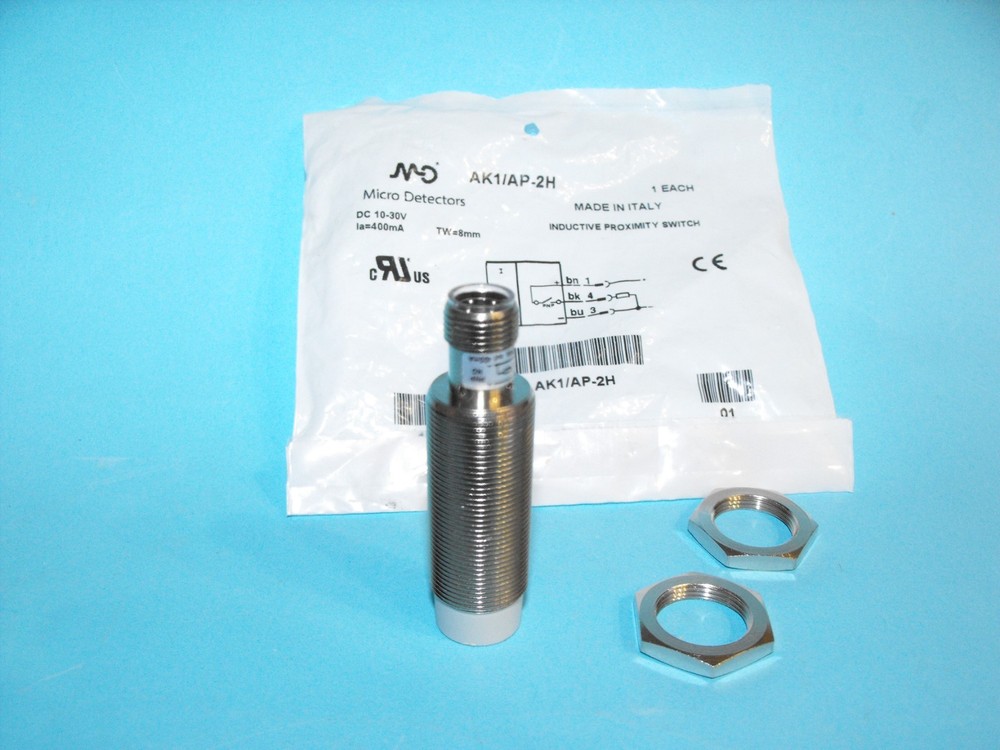 Micro Detectors AK1/AP-2H.Proximity Switch sensor.10-30VDC.NEW