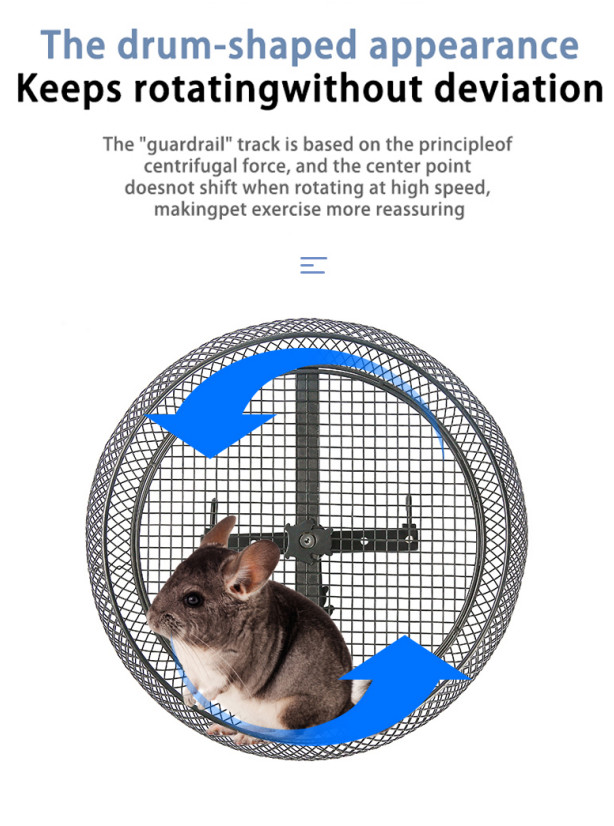Nobelza Free Pet Running Wheel (Metal)